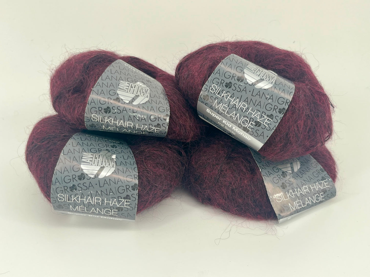 Lana Grossa Silkhair Melange - Lot of 4 Skeins