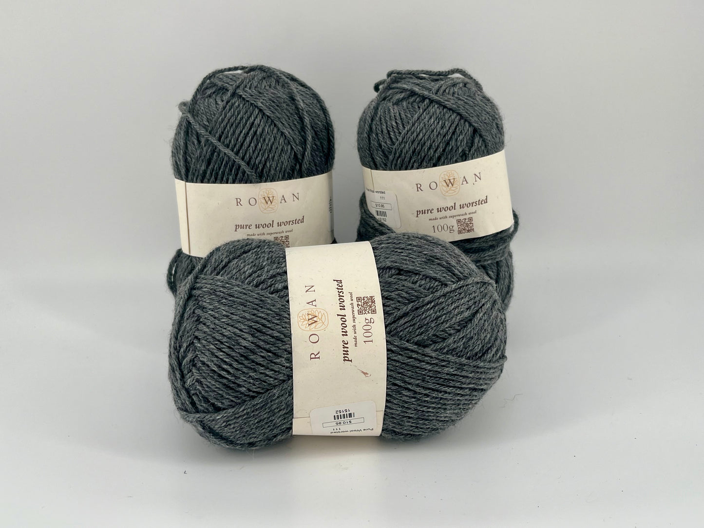 Rowan Pure Wool Superwash Worsted - Lot of 3 Skeins