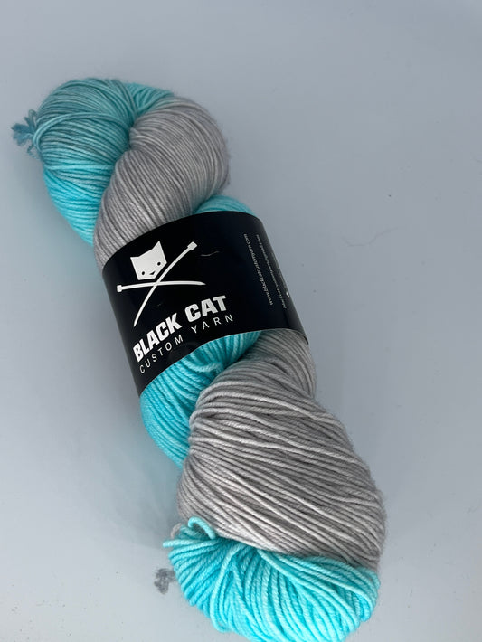 Black Cat Custom Yarn Everyday Sock