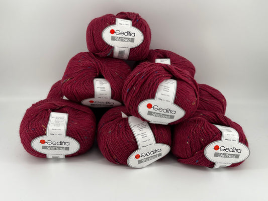 Gedifra Shetland - Lot of 10 Skeins