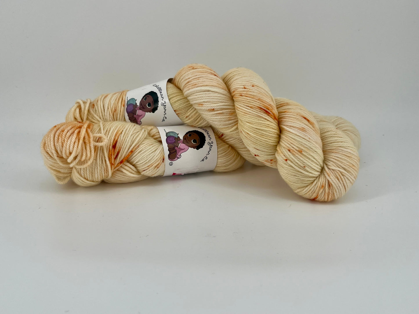 LolaBean Yarn Co. Pinto Bean - Lot of 2 Skeins