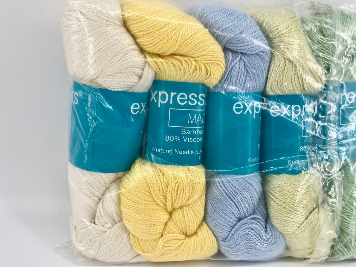 Expression Fiber Arts Bamboo Alpaca Fingering - Lot of 5