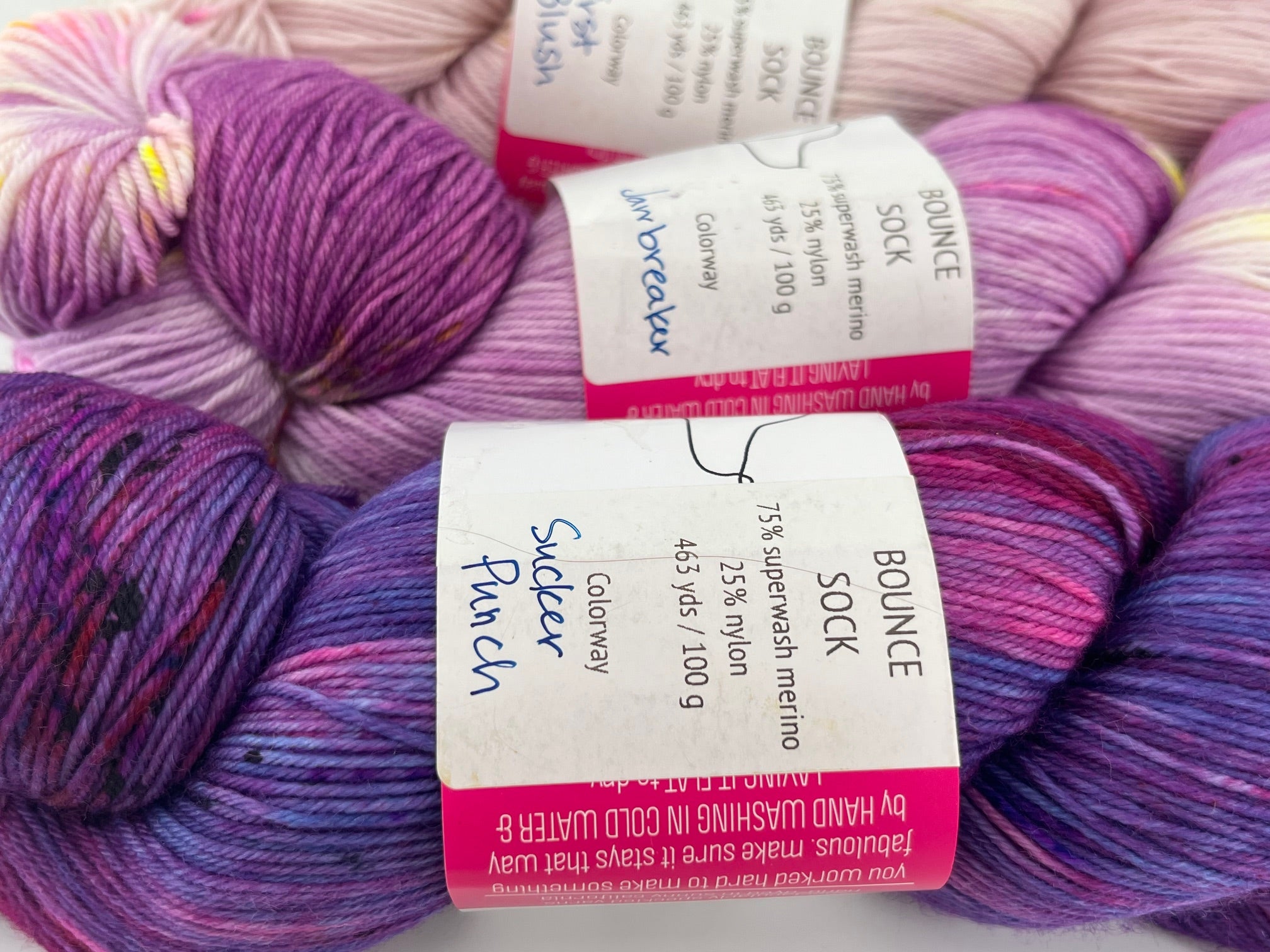 Long Dog Yarn Bounce Sock - Lot of 4