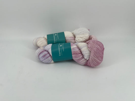Expression Fiber Arts Superwash Merino Silk Pearlescent Fingering - Lot of 2