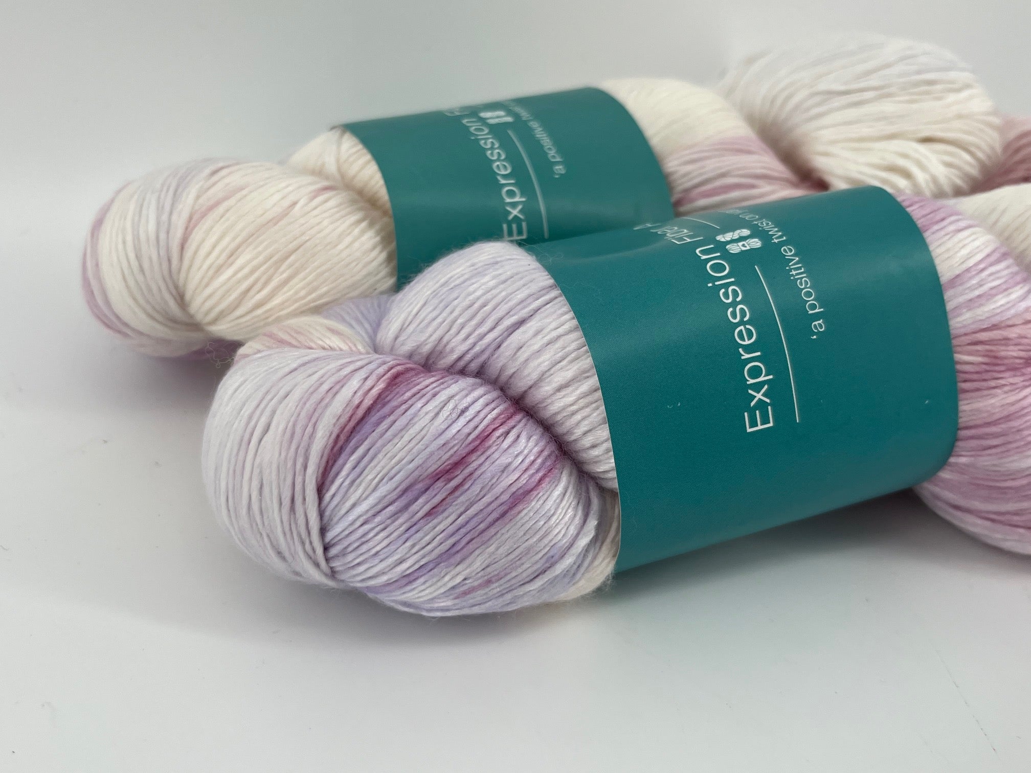 Expression Fiber Arts Superwash Merino Silk Pearlescent Fingering - Lot of 2