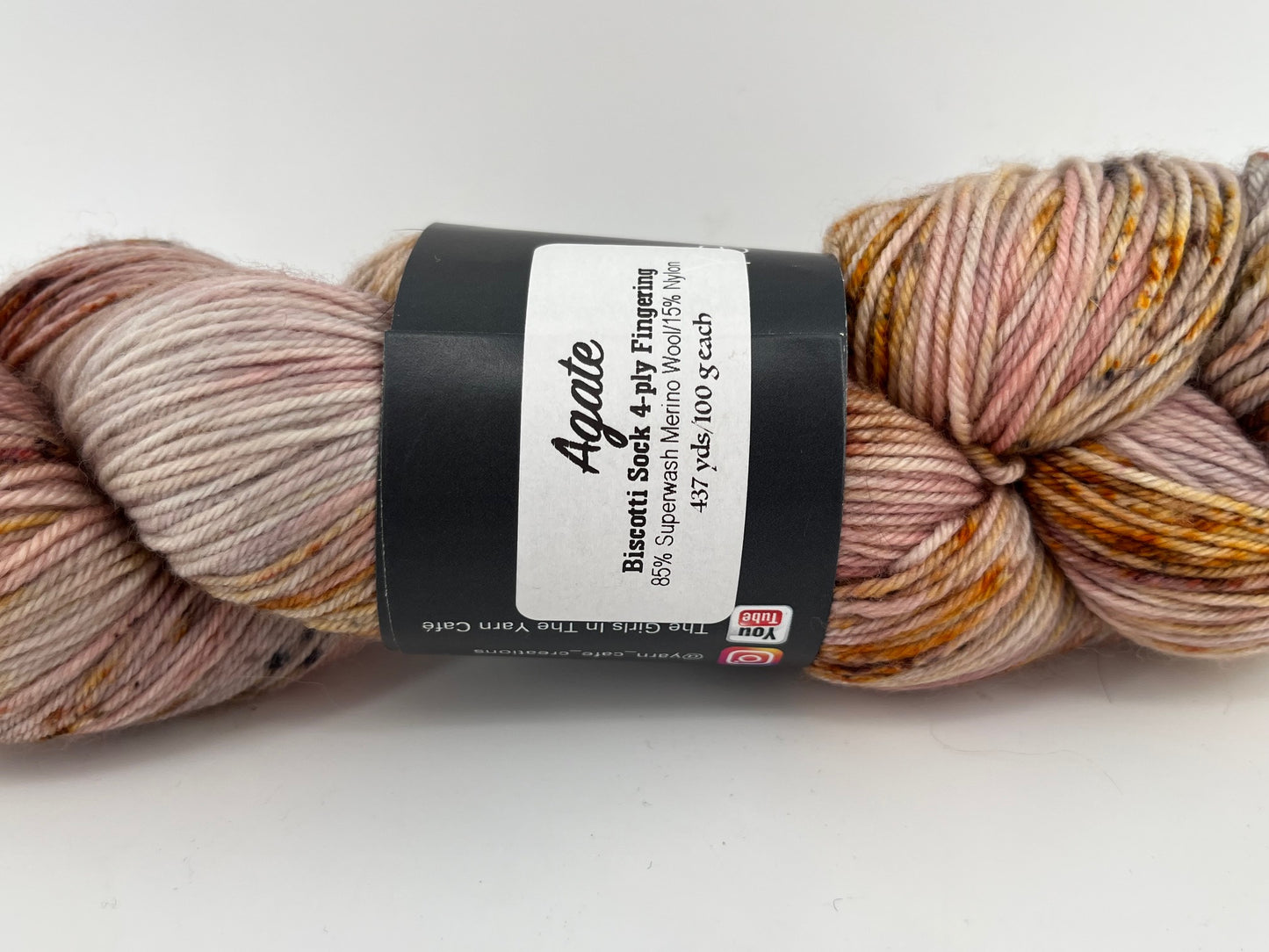 Yarn Cafe Creations Biscotti Sock