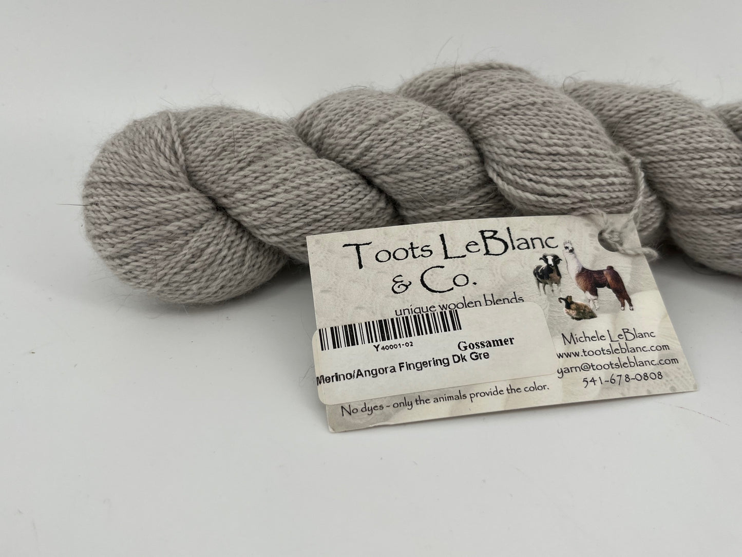 Toots LeBlanc & Co Merino/Angora Fingering 60/40