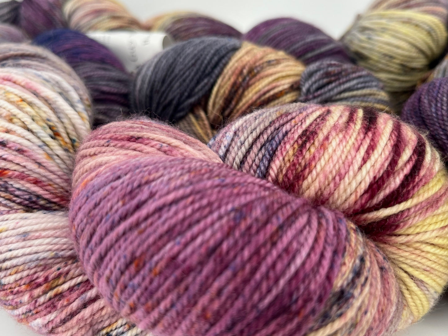 A Guy With Two Needles Yarn Softy Strong Sport - Lot of 5