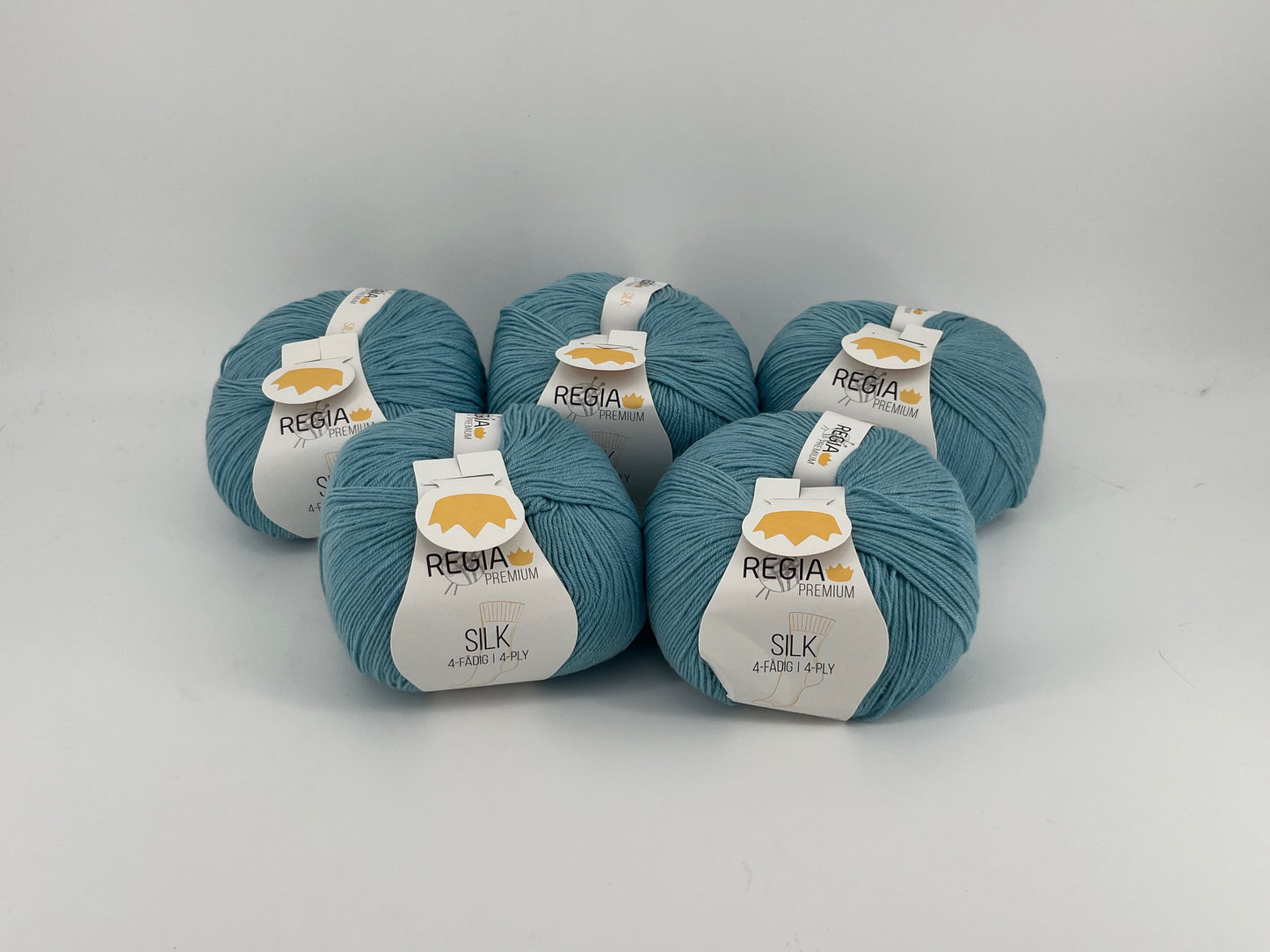 Schachenmayr Regia Premium Silk 4-ply - Lot of 5