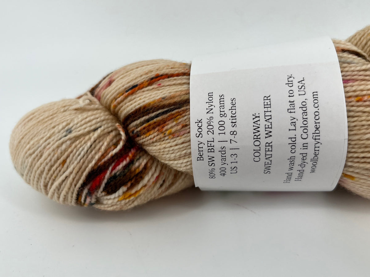 Woolberry Woolberry Fiber Co. Berry Sock – Treasured Yarns