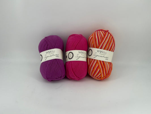 West Yorkshire Spinners Signature 4 Ply - Lot of 3