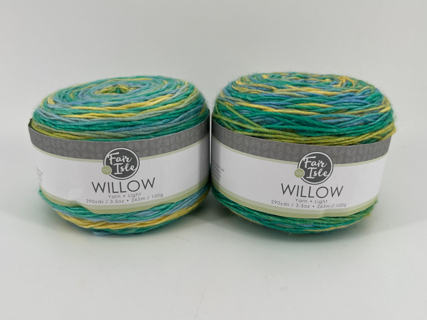 Fair Isle Yarn Willow - Lot of 2