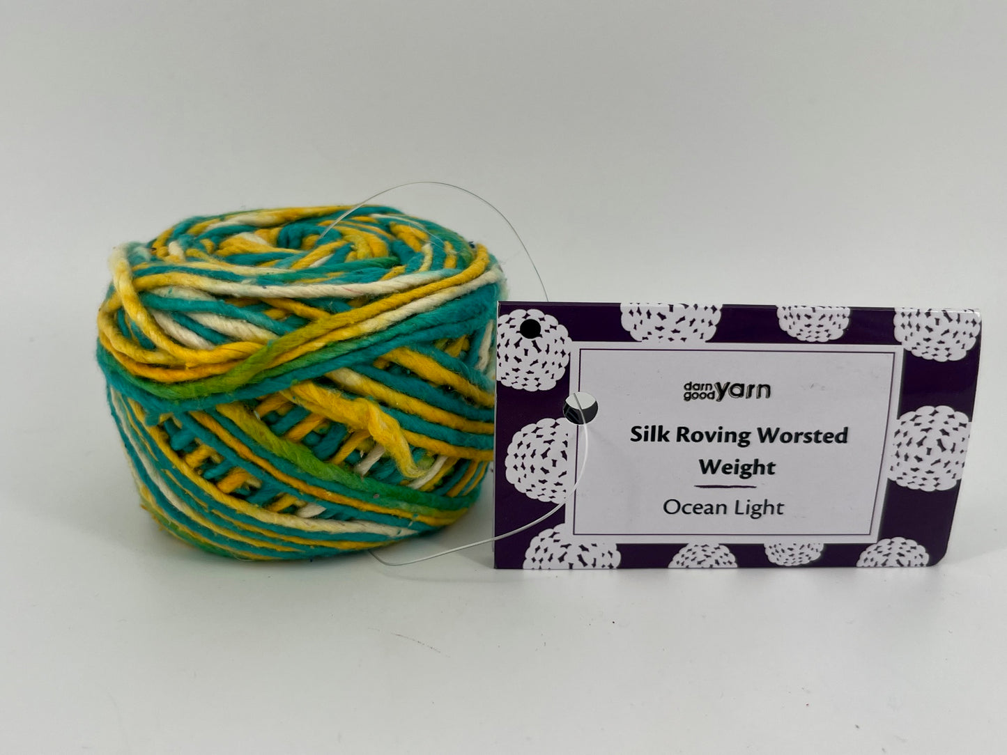 Darn Good Yarn Silk Roving Worsted Weight