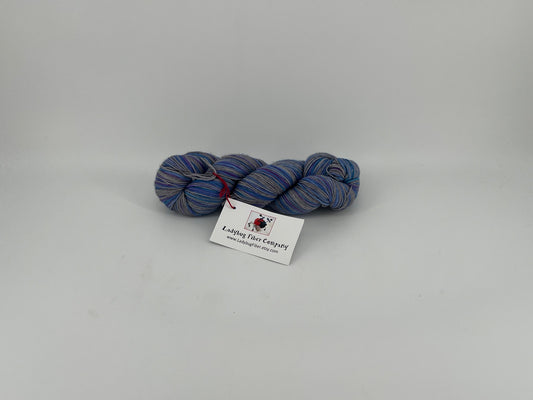 Ladybug Fiber Company Self-Striping Sock