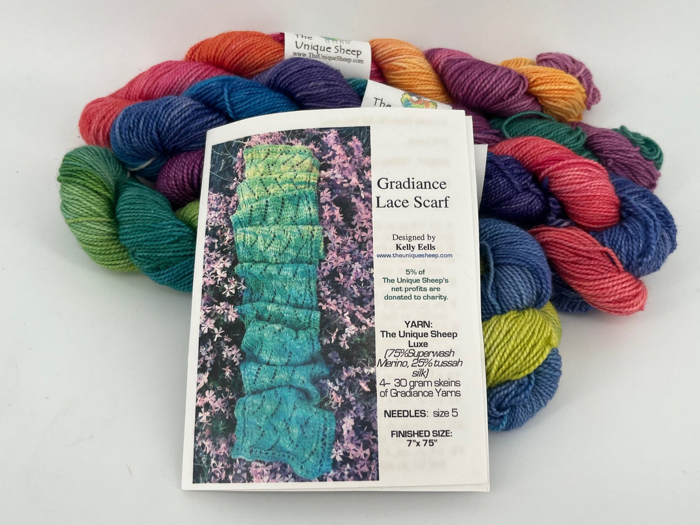 The Unique Sheep Luxe Gradiance Scarf Kit