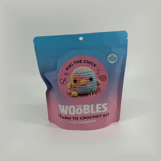 The Woobles Kiki The Chick Crochet Kit – Beginner - Pastel