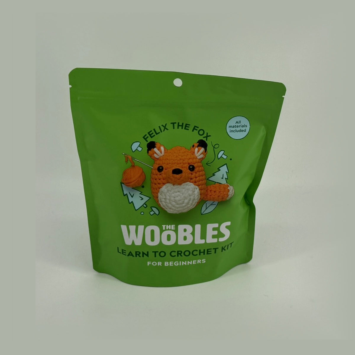 The Woobles Felix the Fox Crochet Kit – Beginner