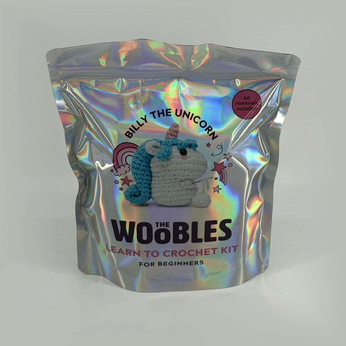 The Woobles Billy The Unicorn Crochet Kit – Beginner
