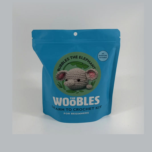 The Woobles Bubbles The Elephant Crochet Kit – Beginner