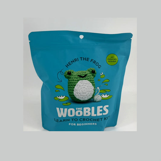 The Woobles Henri The Frog Crochet Kit – Beginner