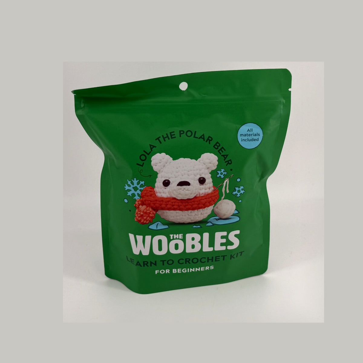 The Woobles Lola The Polar Bear Crochet Kit – Beginner