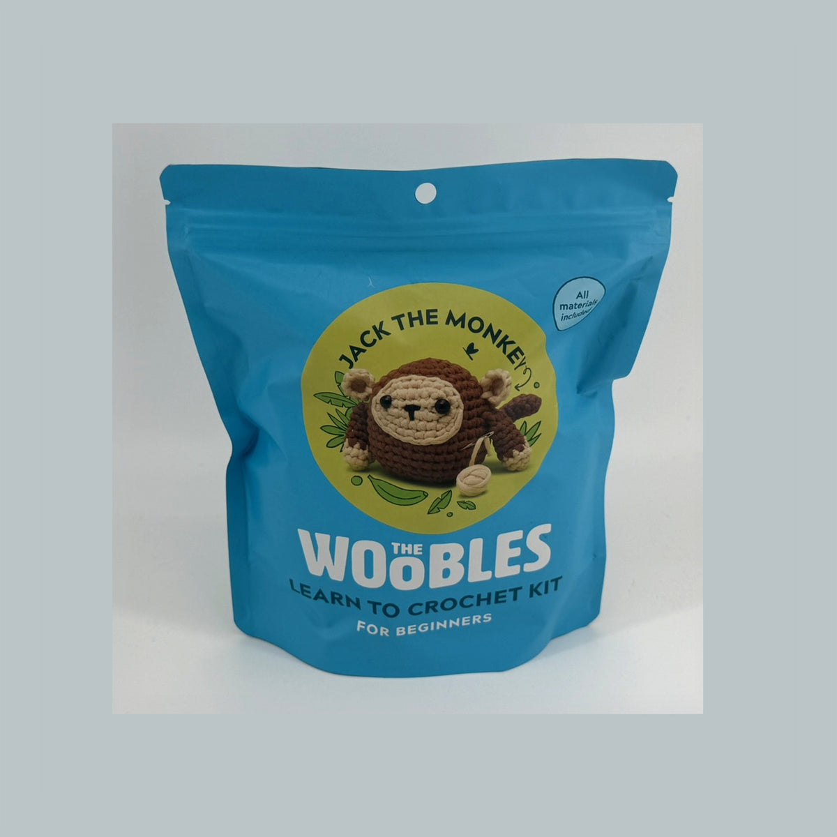 The Woobles Jack The Monkey Crochet Kit – Beginner