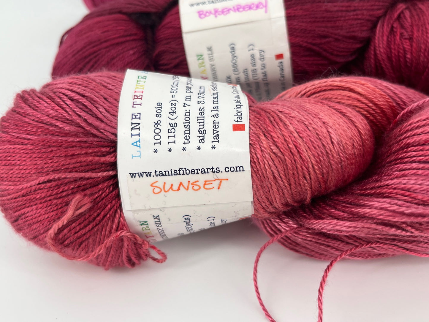 Tanis Fiber Arts Silver Label Mulberry Silk - Lot of 4