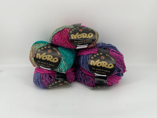 Noro Silk Garden Lite - Lot of 4