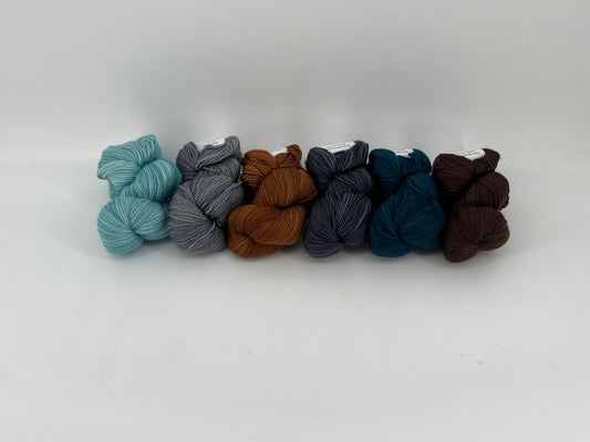 Miss Babs Yummy 2-Ply Toes Mini Skein Set