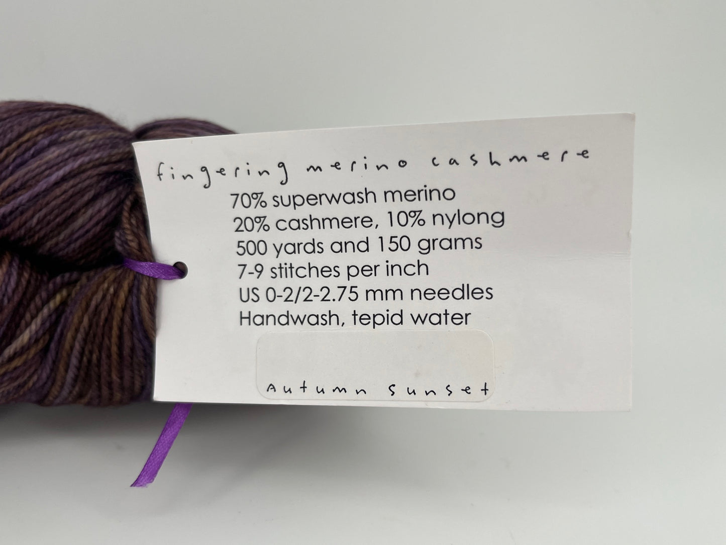 Sundara Fingering Merino Cashmere