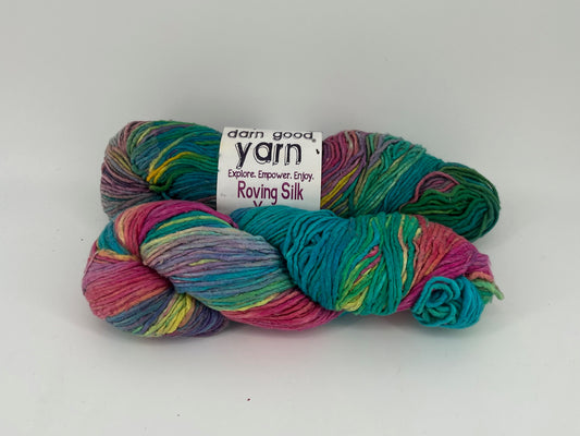 Darn Good Yarn Roving Silk - Lot of 2