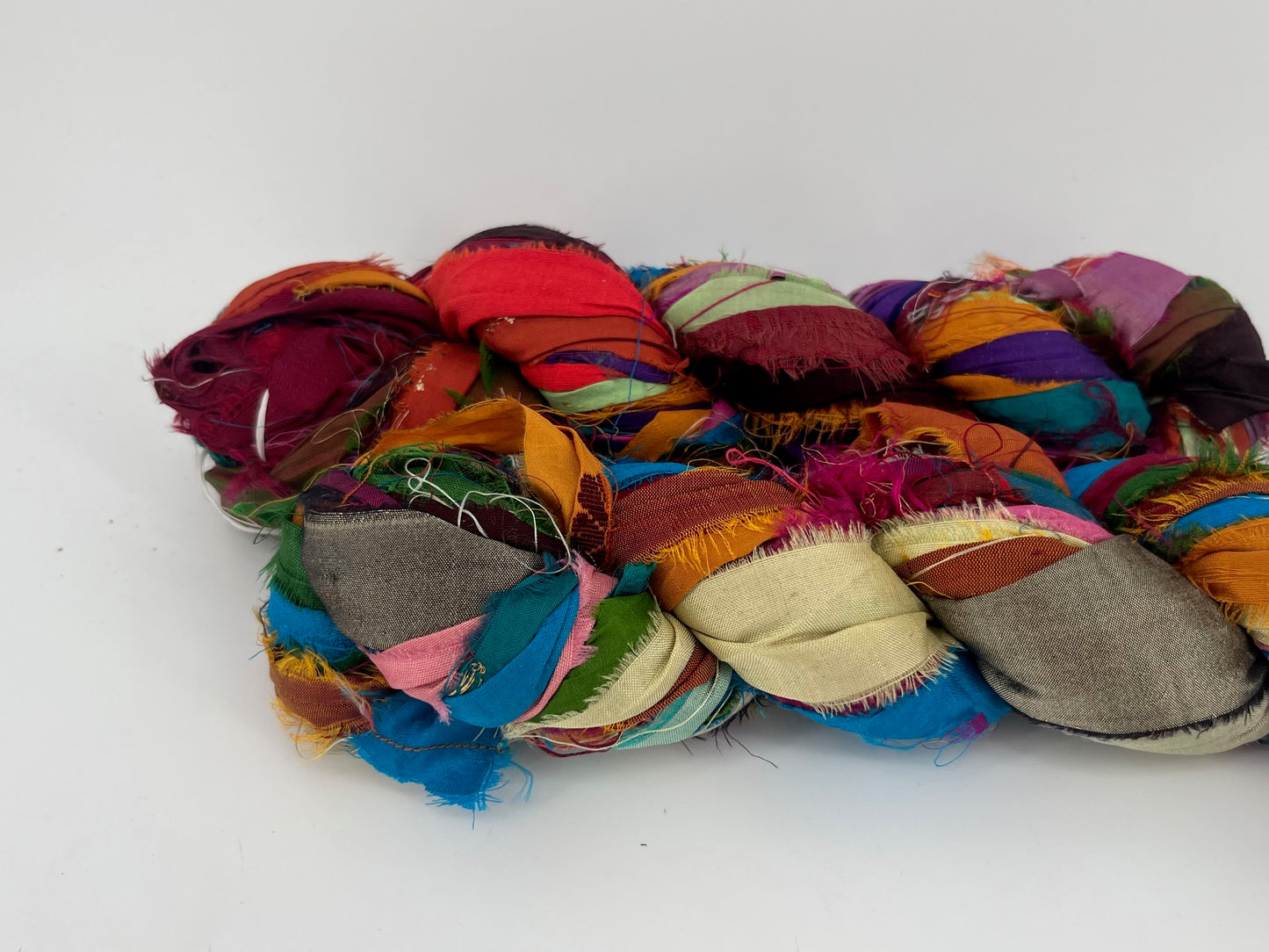Darn Good Yarn Sari Silk Ribbon Yarn - Lot of 2