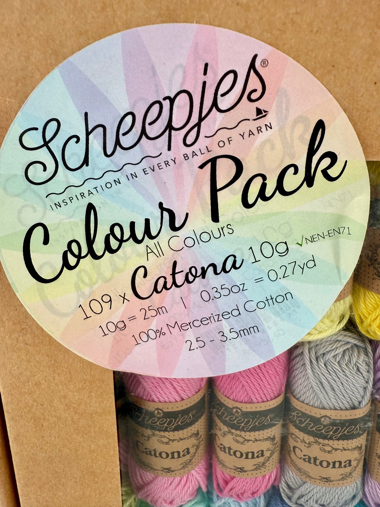 Scheepjes Colour Pack Catona