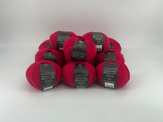 Jaeger Extra Fine Merino Aran - Lot of 12