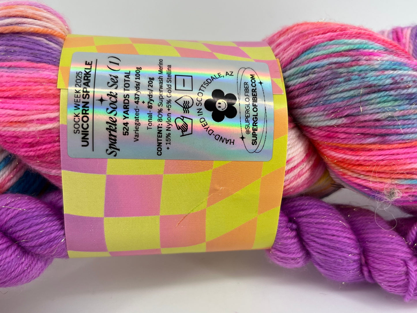Superglō Fiber Sparkle Sock Set