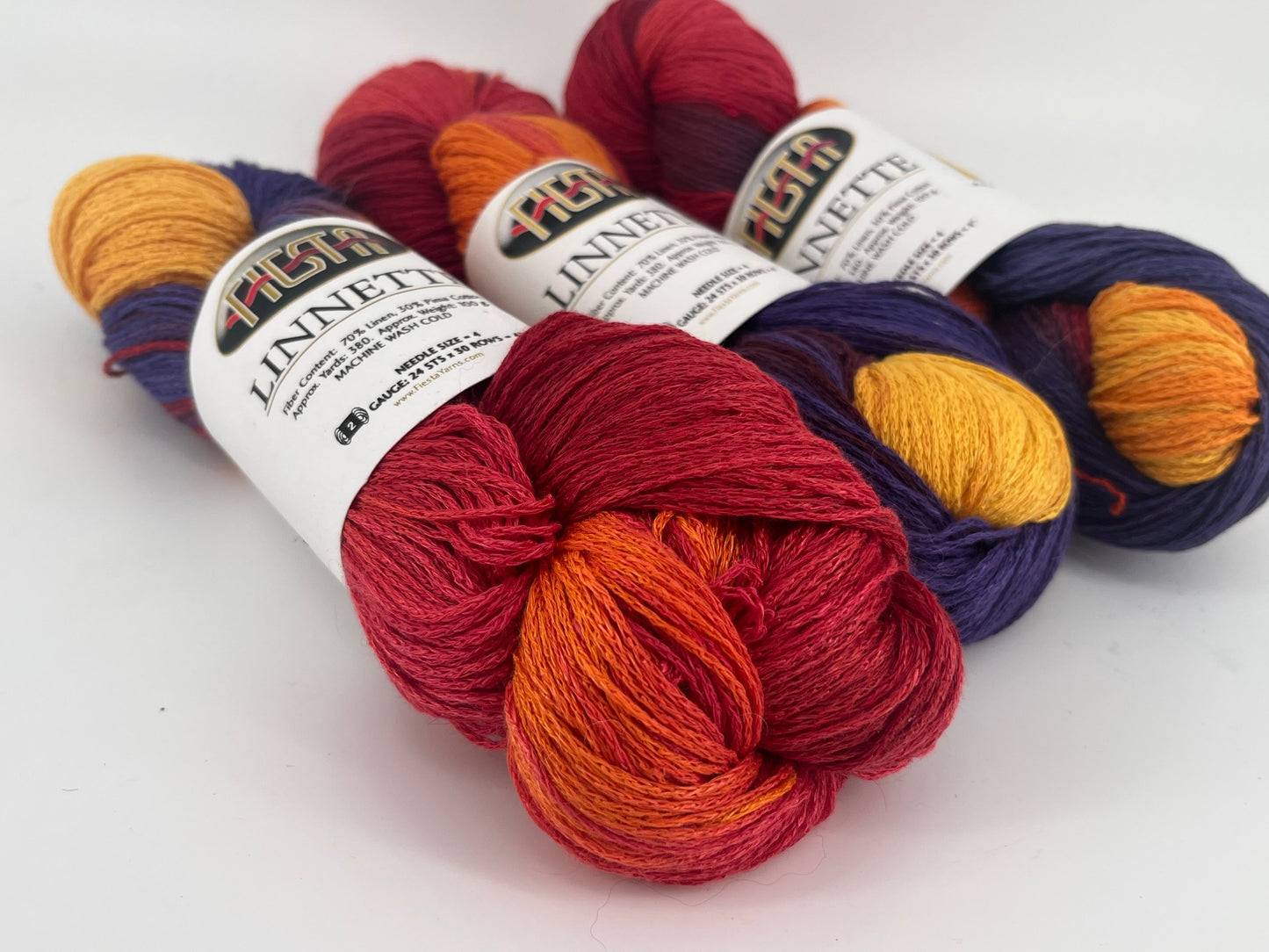 Fiesta Yarns Linnette - Lot of 3