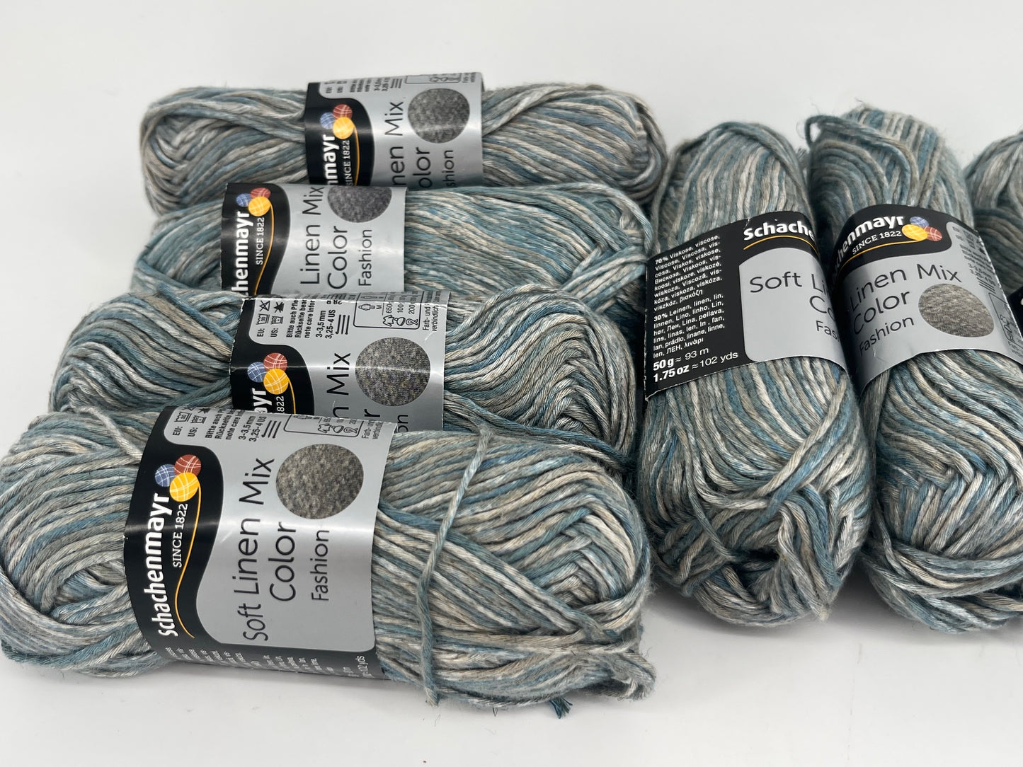 Schachenmayr Fashion Soft Linen Mix - Lot of 8