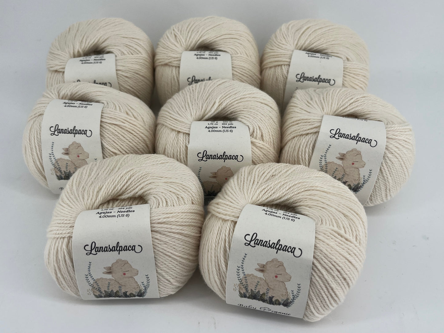 Lanasalpaca Baby Organic - Lot of 8
