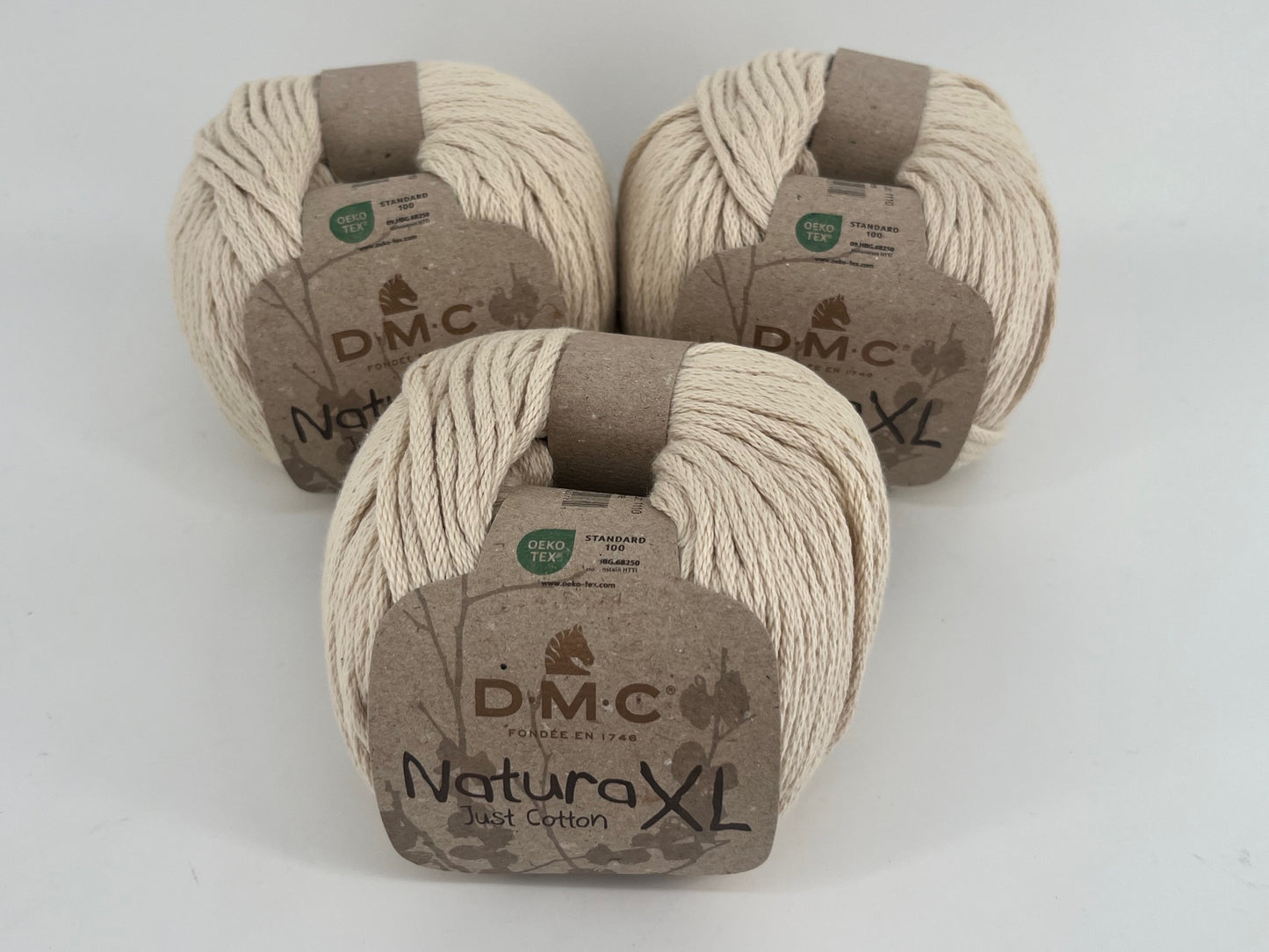 DMC Natura Just Cotton XL - Lot of 3