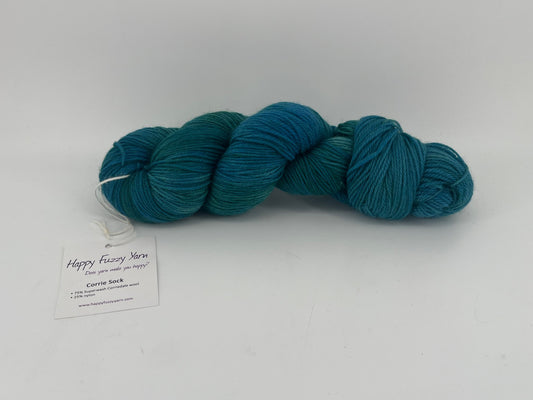Happy Fuzzy Yarn Corrie Sock