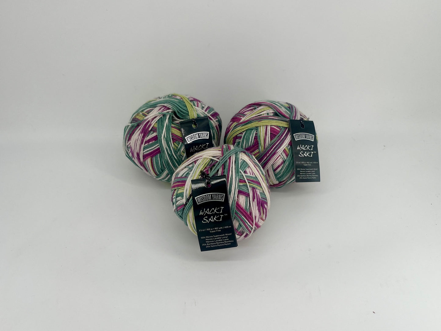 Wisdom Yarns Wacki Saki- Lot of 3