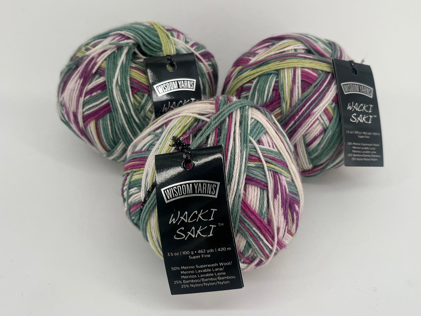 Wisdom Yarns Wacki Saki- Lot of 3