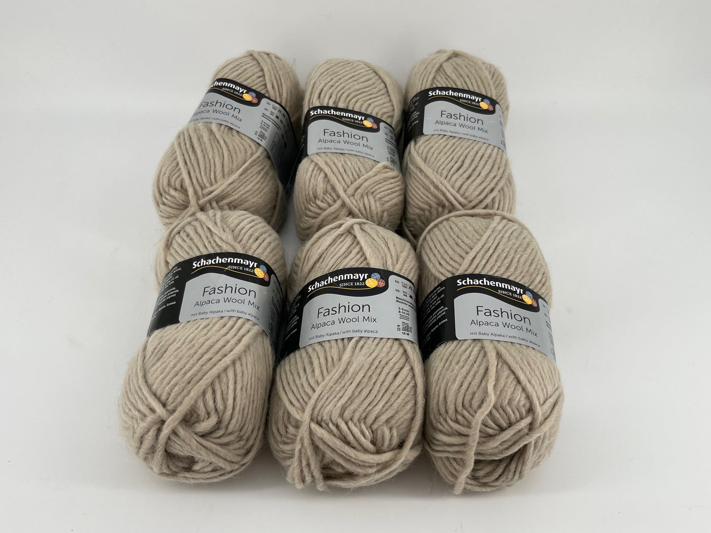 Schachenmayr Fashion Alpaca Wool Mix - Lot of 7