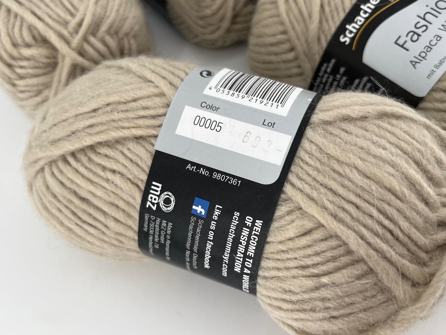 Schachenmayr Fashion Alpaca Wool Mix - Lot of 7