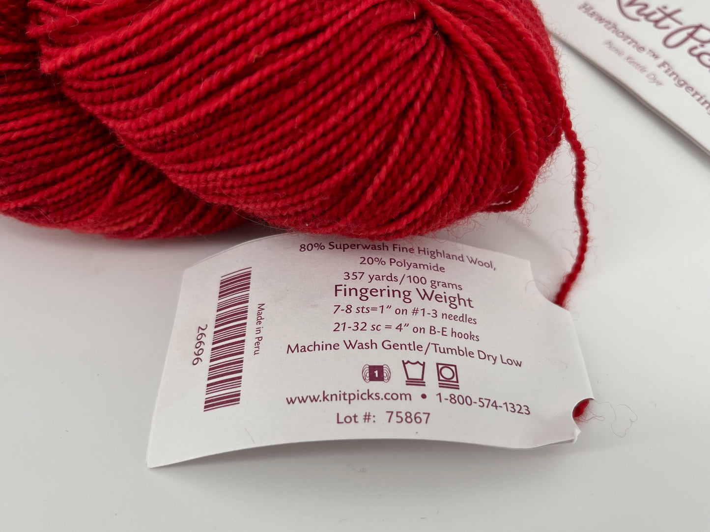 Knit Picks Hawthorne Fingering - Lot of 2