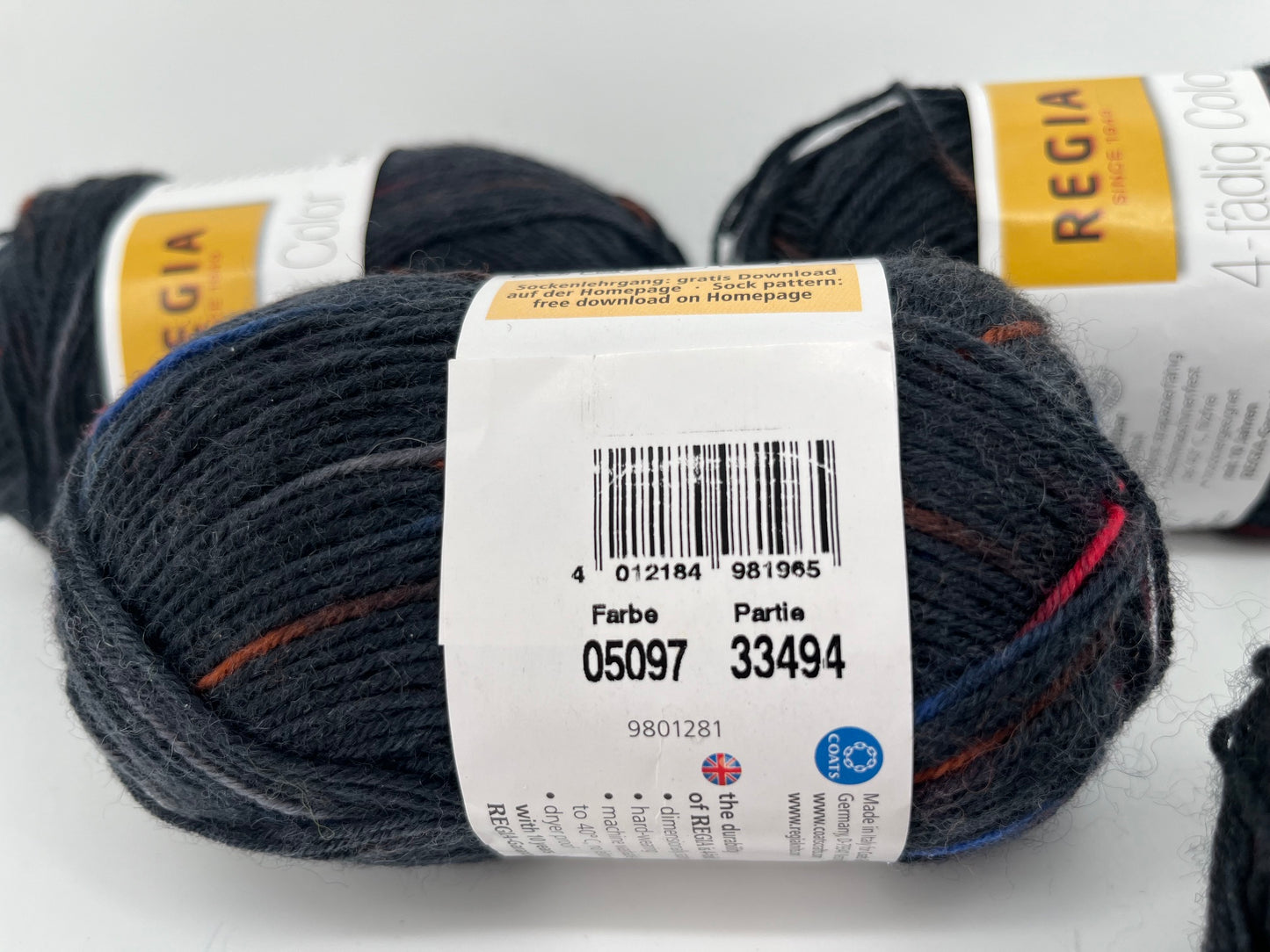 Regia 4-fädig Color - Lot of 4