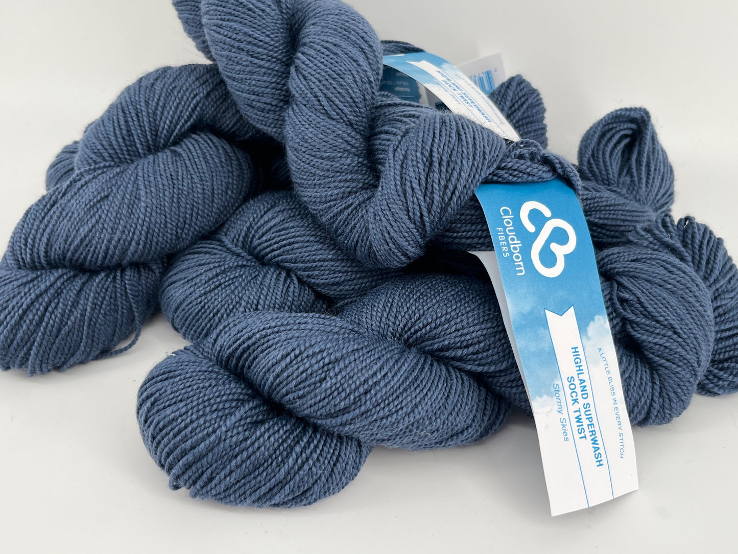 Cloudborn Fibers Highland Superwash Sock Twist - Lot of 5