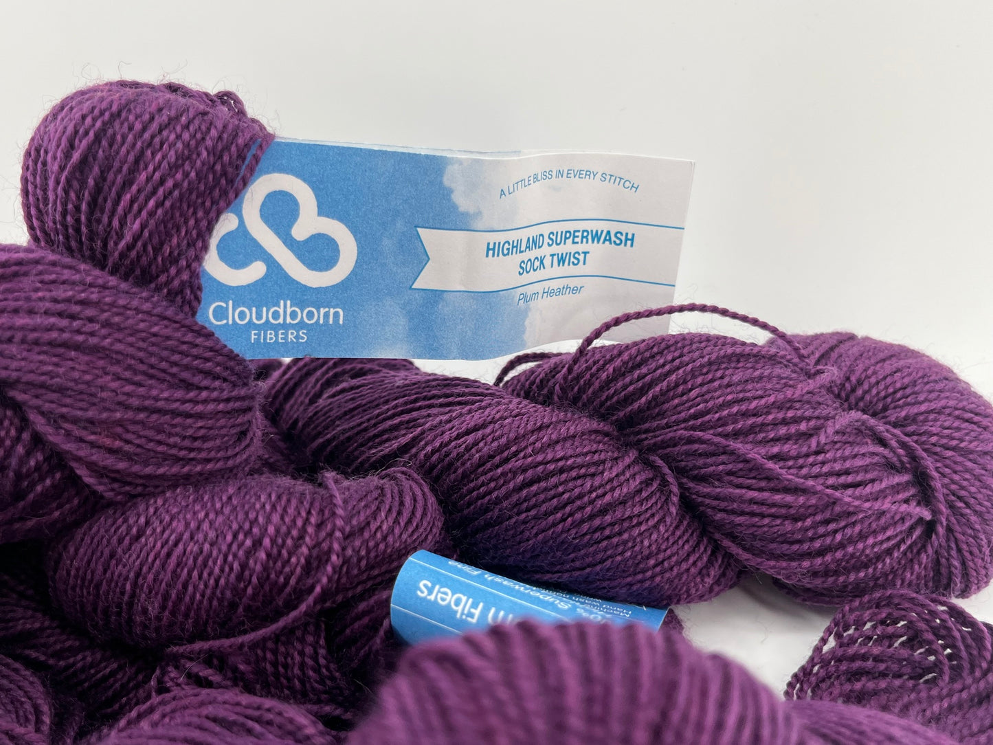 Cloudborn Fibers Highland Superwash Sock Twist - Lot of 5