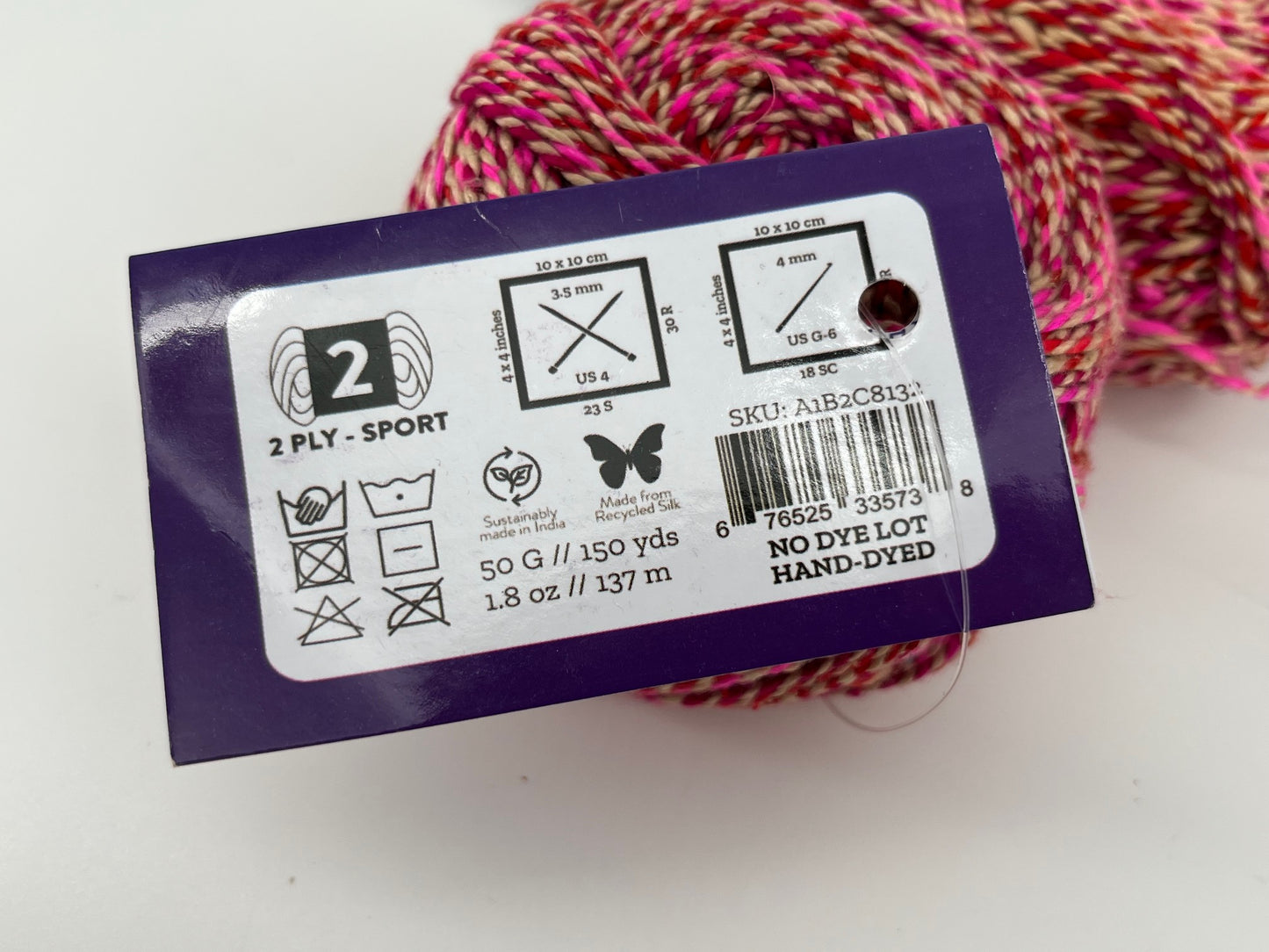 Darn Good Yarn Twist Sport Weight Silk - Multiple Available
