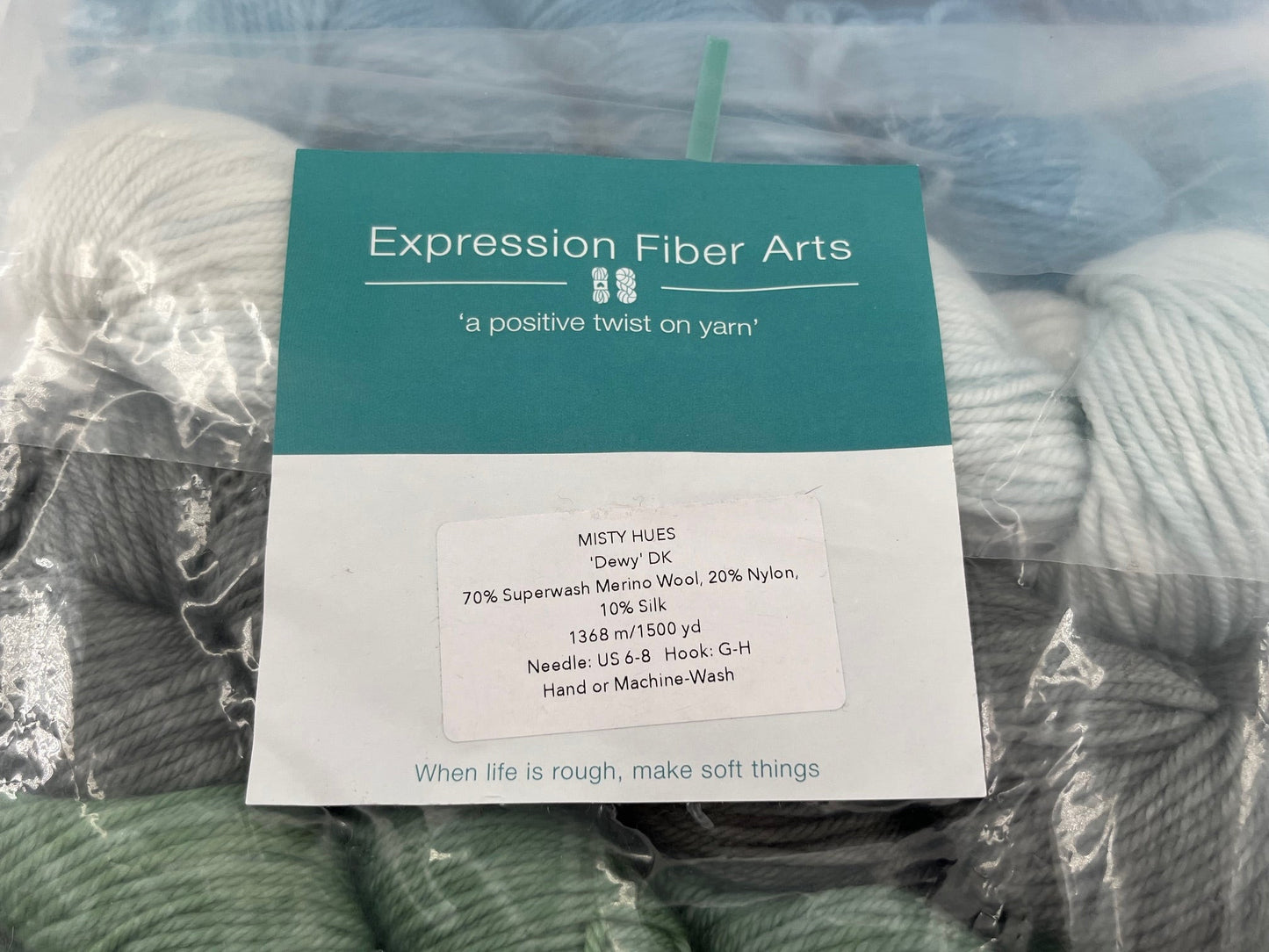 Expression Fiber Arts Dewy DK - Lot of 6